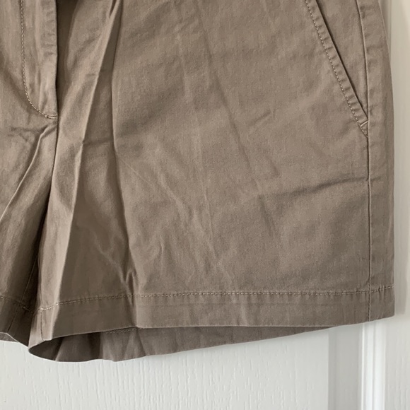 LOFT Light Brown 100% Cotton 4” Inseam Shorts Size 8 New With Tag - Picture 5 of 16